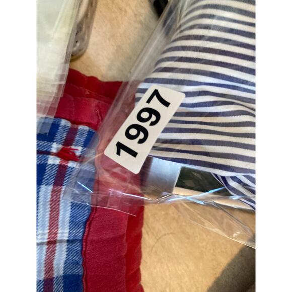 Paul & Shark Button Shirt 42 Large Yachting Striped Long Sleeve Performance Blue - Picture 12 of 13